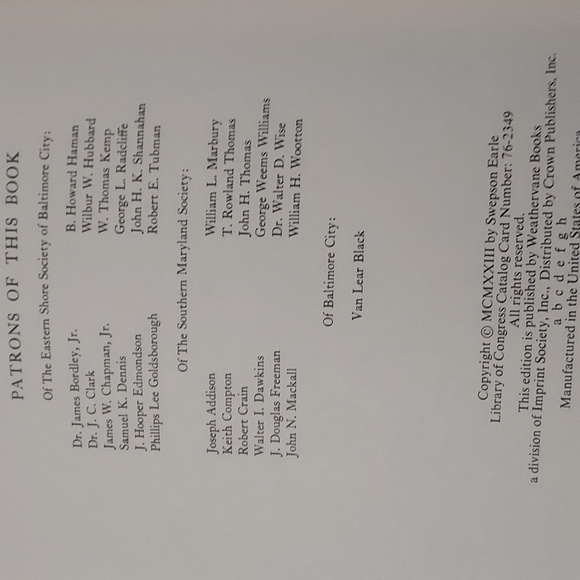 🟢Book: The Chesapeak Bay Country A Reissue by Swepson Earle - Picture 10 of 11